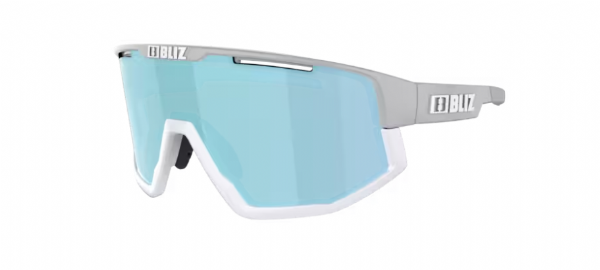 Bliz Fusion Sportbril Matte Light Grey/ Smoke&Iceblue Mirror