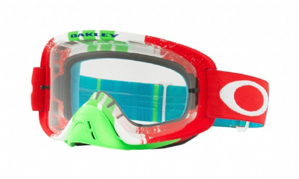 Oakley O Frame 2.0 MX Pineed Rade Red/ Green/ Clear